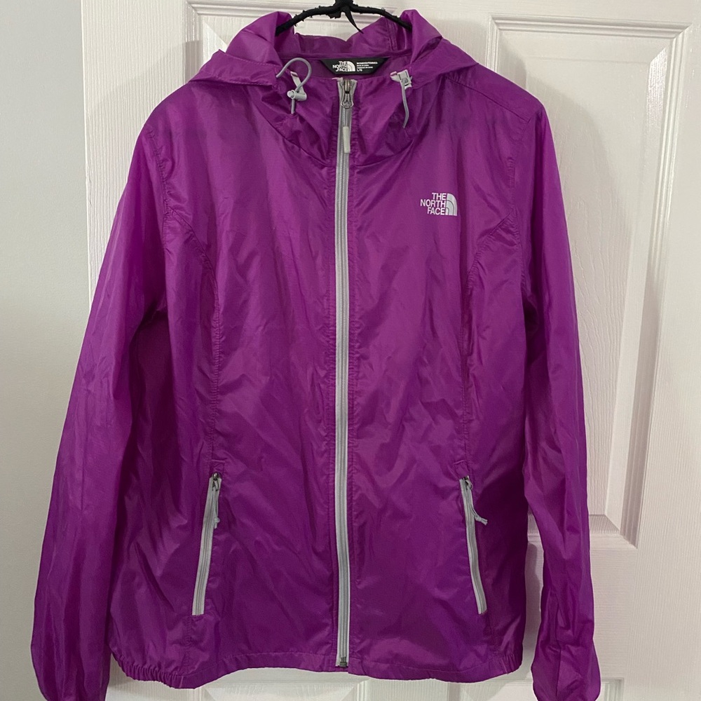 The North Face Women's Vibrant Purple rain Jacket